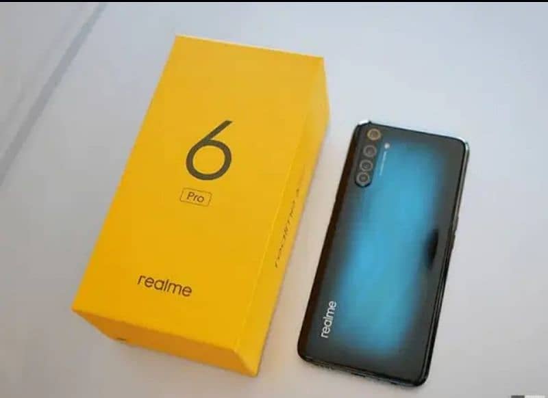 Realme 6 pro with complete box( 03244922696) 0