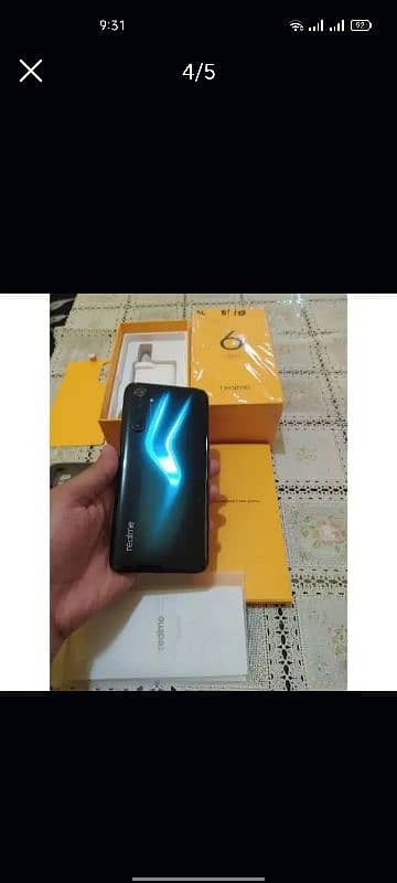 Realme 6 pro with complete box( 03244922696) 1