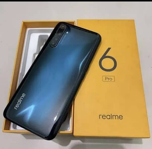 Realme 6 pro with complete box( 03244922696) 2