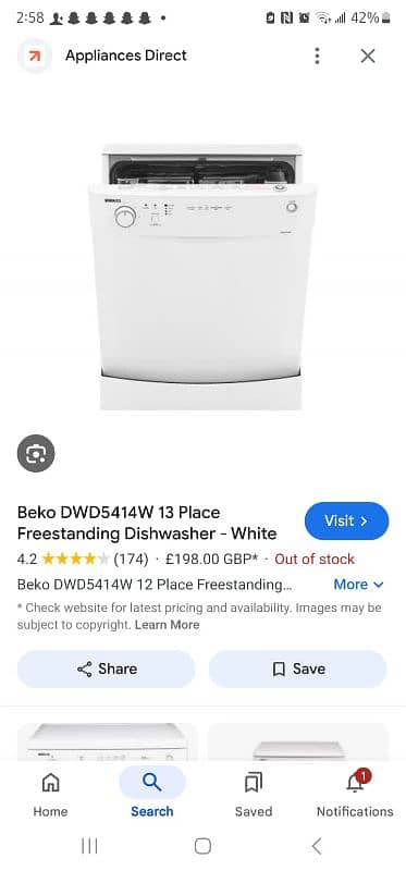 beko dish washer 1