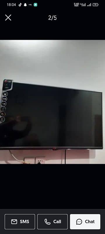 original l. g 42"led t. v 2