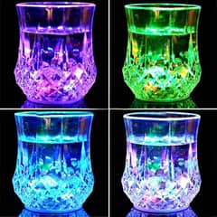 Lighting Glass LED Flashing Water Mug – Rainbow Color Glow