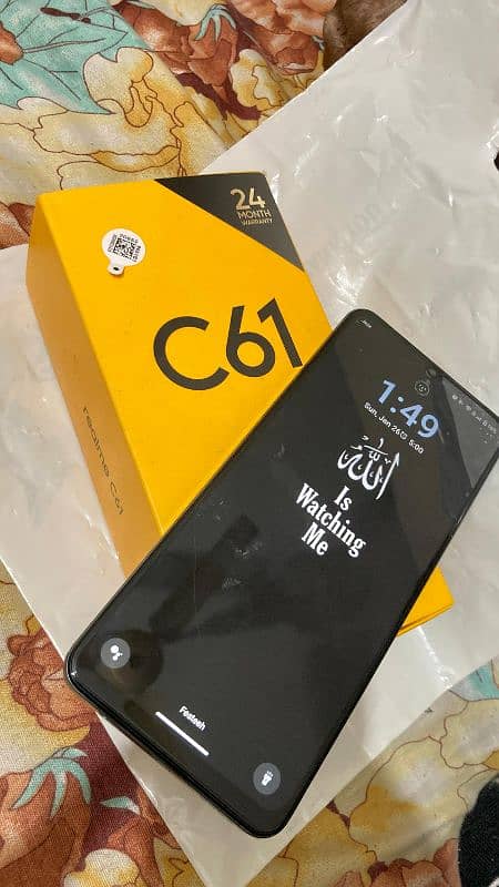 Realme C61 With Complete Box Pack 8