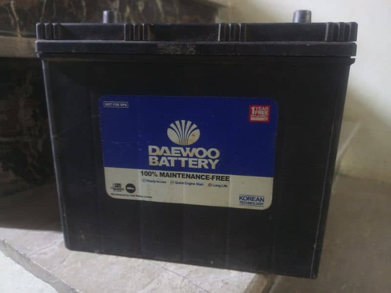 DAEWOO BATTERY 4