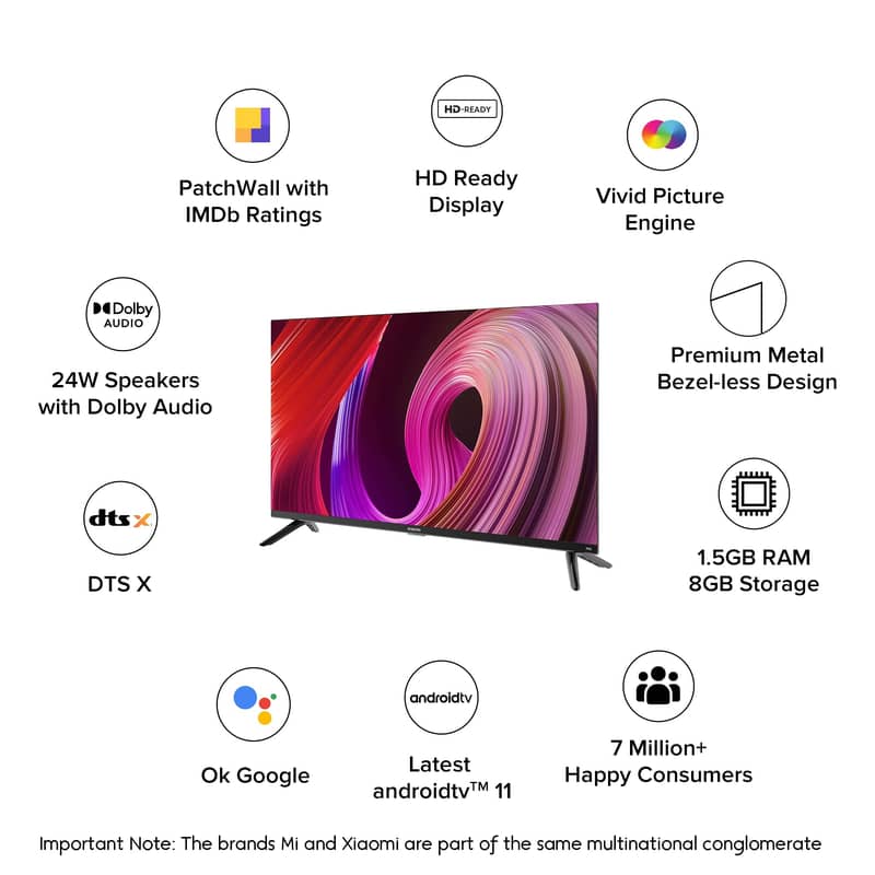 55 inch lED TVS Smart New Box Pack 1 year warranty 8