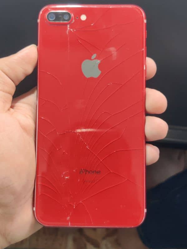 Iphone 8plus PTA Aproved  only Back Broken 0