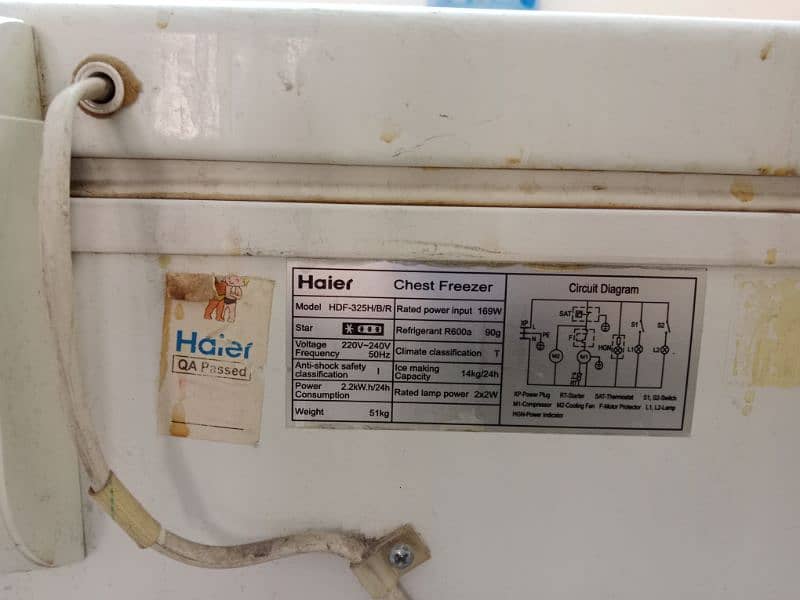 Haier 2 Door Deep Freezer 2