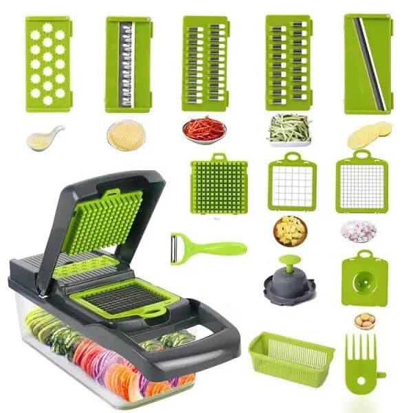 16-in-1 Vegetable Specially Onion Cutter | Slicer | Dicer | Chopper 2