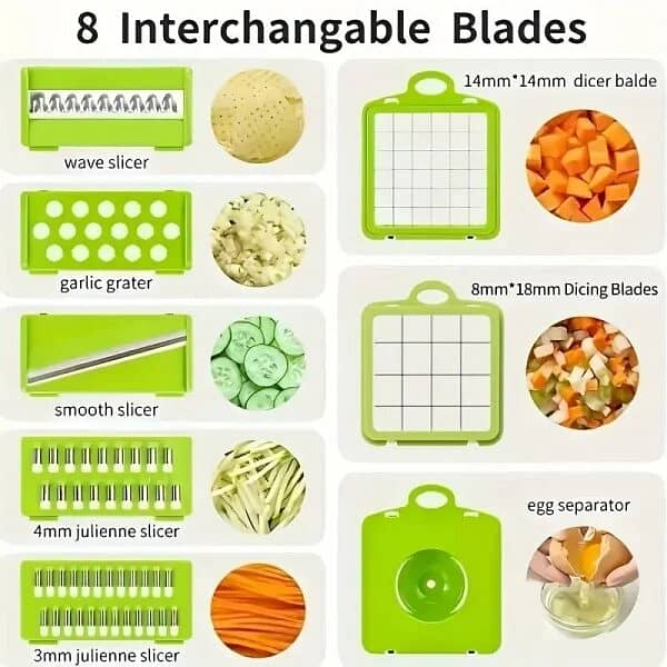 16-in-1 Vegetable Specially Onion Cutter | Slicer | Dicer | Chopper 3