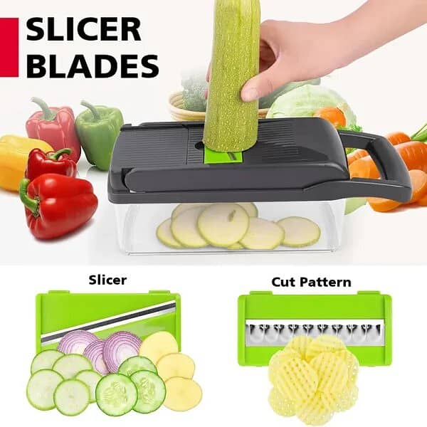 16-in-1 Vegetable Specially Onion Cutter | Slicer | Dicer | Chopper 4