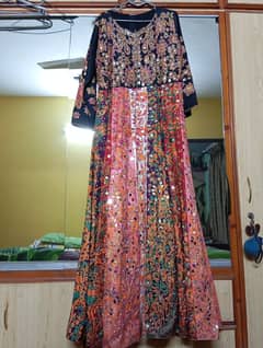 Formal frok with mirror and block print ( Urgent Sale)