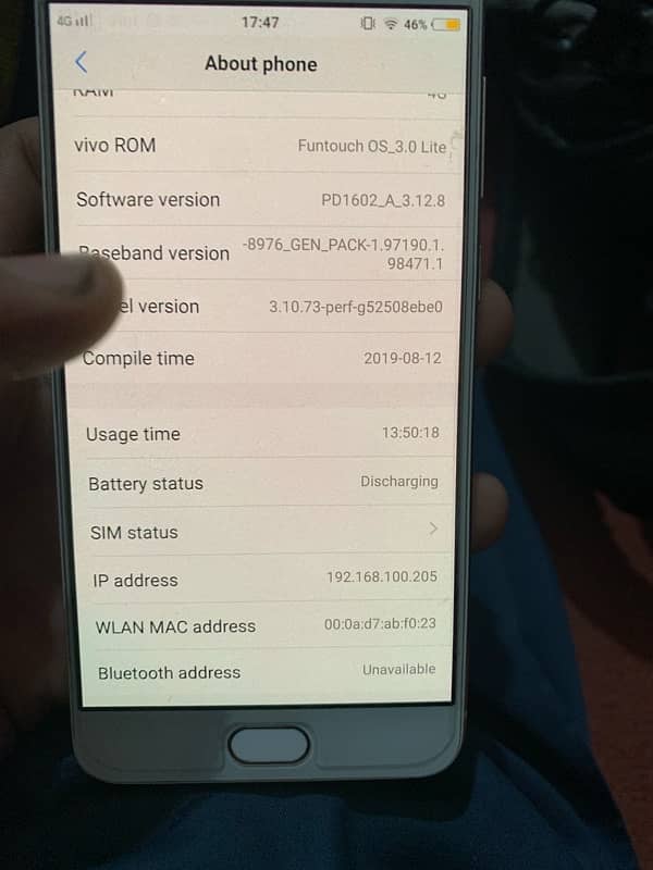 VIVO X7 10/10 condition Dual Sim PTA Approved 4/64 Gb 3