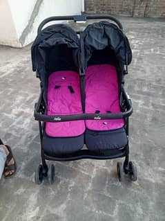 Double Baby Pram for Kids