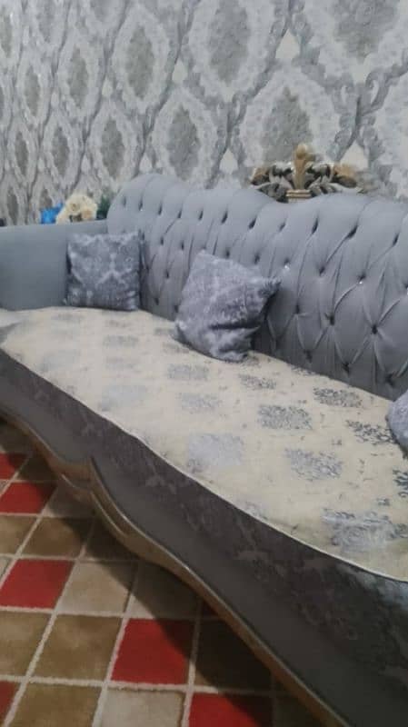 Grey full Sofa set 2