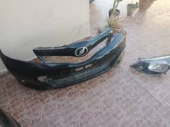 Toyota vitz 2013 bumper and headlight