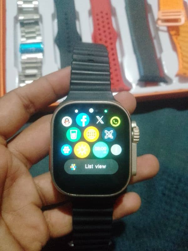 smart watch Ultra 9 with 7 straps 2