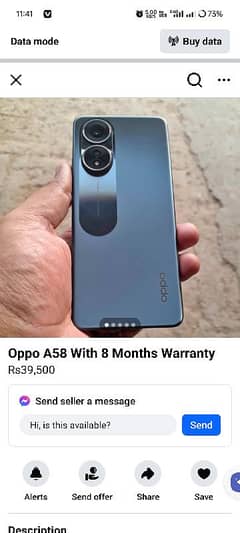 oppo a 58