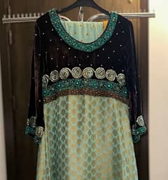 Beautiful Maxi with trouser & dupatta