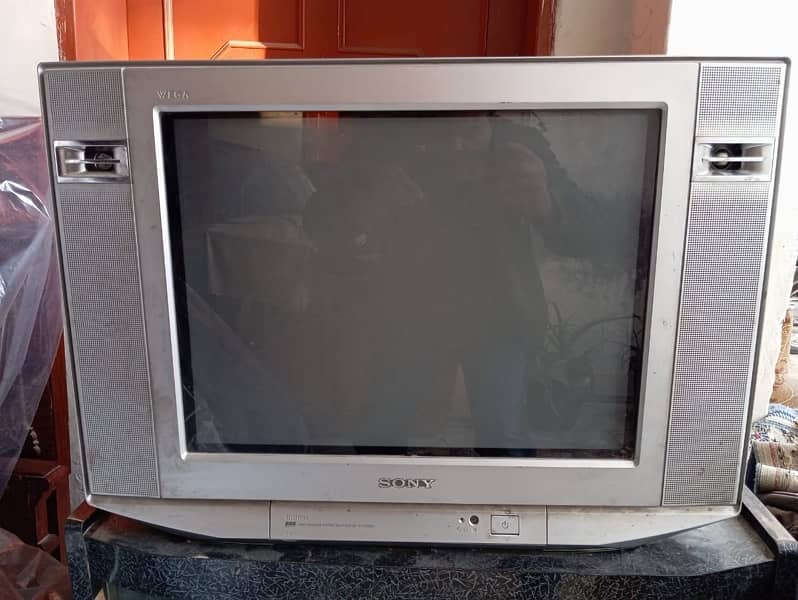 Sony Tv with table trolley for sale 0