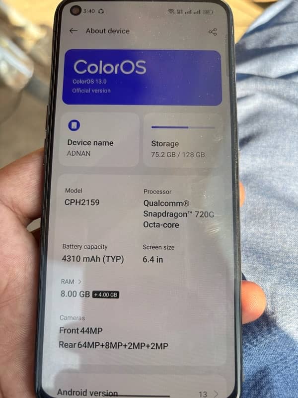 oppo Reno 5 03403375692 0