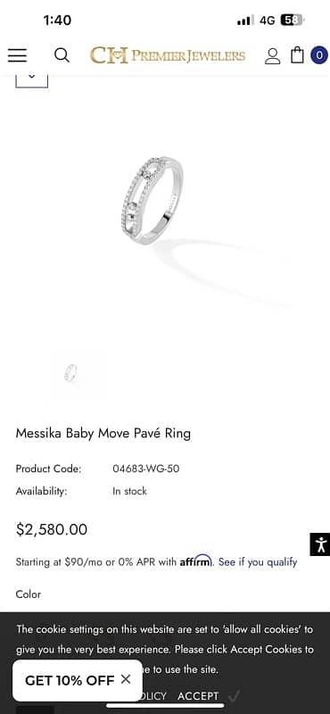 Messika Gold and Diamond Rings 3