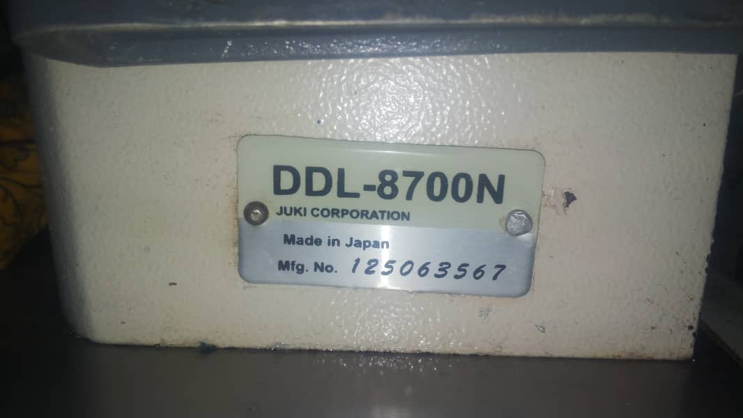 Juki ddl 8700 Steel Plate Cover Bed 2