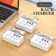 6 Ports USB Charging Station - Multiple Desktop Charger,