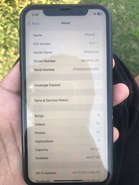 iphone XR non pta 64 gb 6