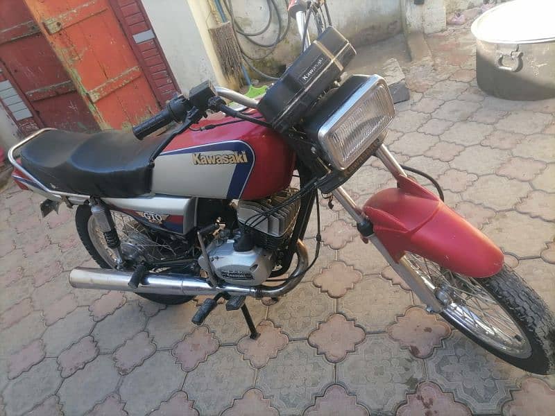 kawasaki GTO 125 peshawar nmbr 6