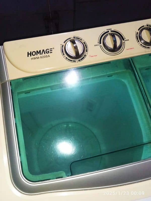 Kenwood homege washing machine twin tub model number KWM920SA Elite 4