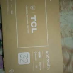 tcl 32" led brand new box pack not use