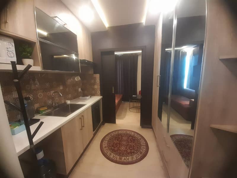 1 Bed Luxury Furnished Flat Available For Rent in Sector D Bahria Town Lahore 3