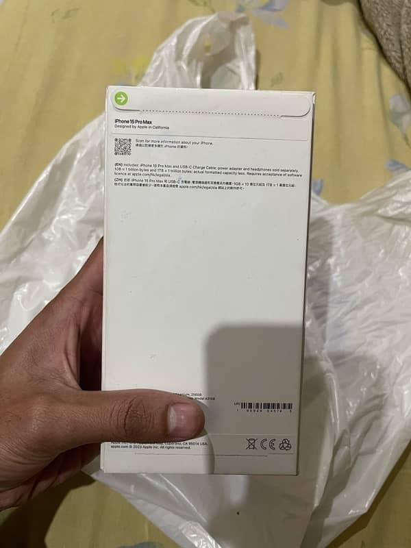 IPHONE 15 PRO MAX 256GB HK NATURAL TITANIUM 9