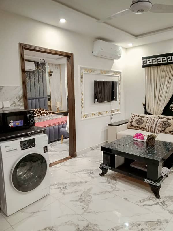 1 Bed Luxury Furnished Ready To Move Apartment Available For Sale in Sector D Bahria Town Lahore 2