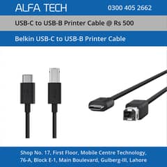 Belkin USB-C to USB-B Printer Cable - ALFA TECH