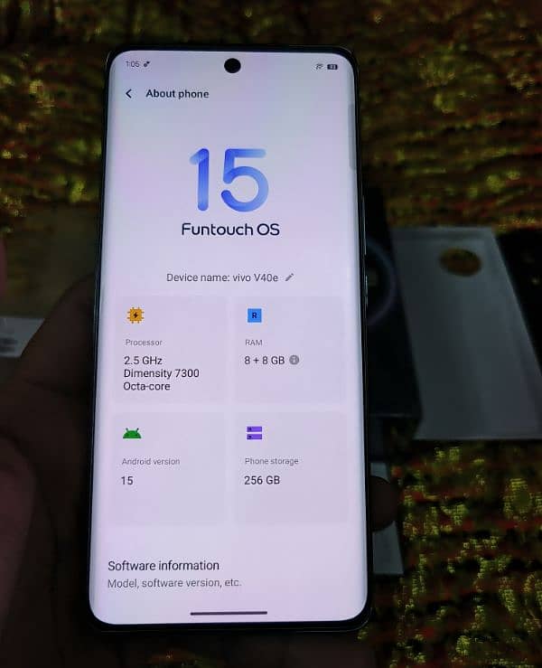 Vivo V40e 5g With Complete Box 1