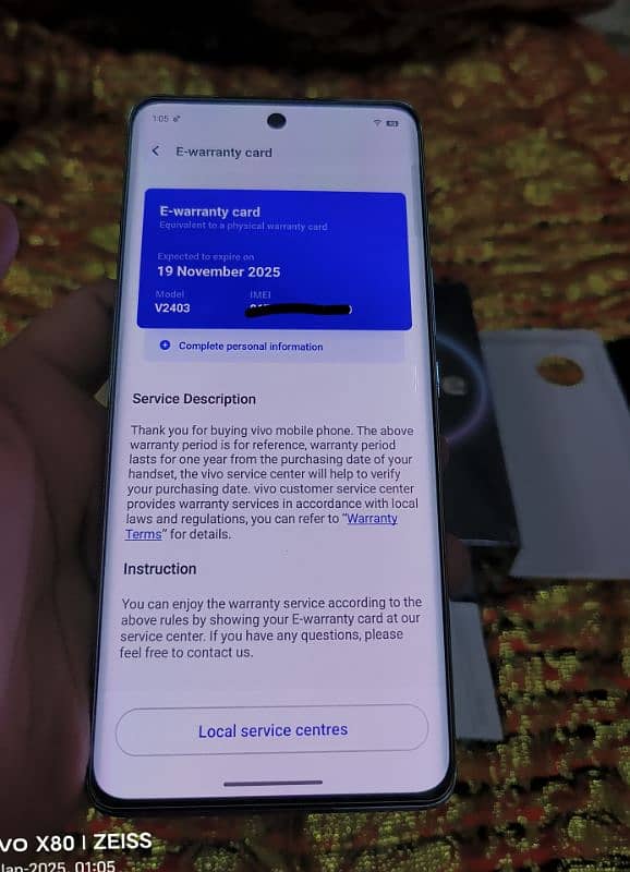 Vivo V40e 5g With Complete Box 2