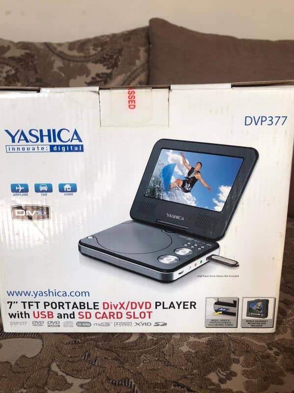 yashica portable DVD and USB 11