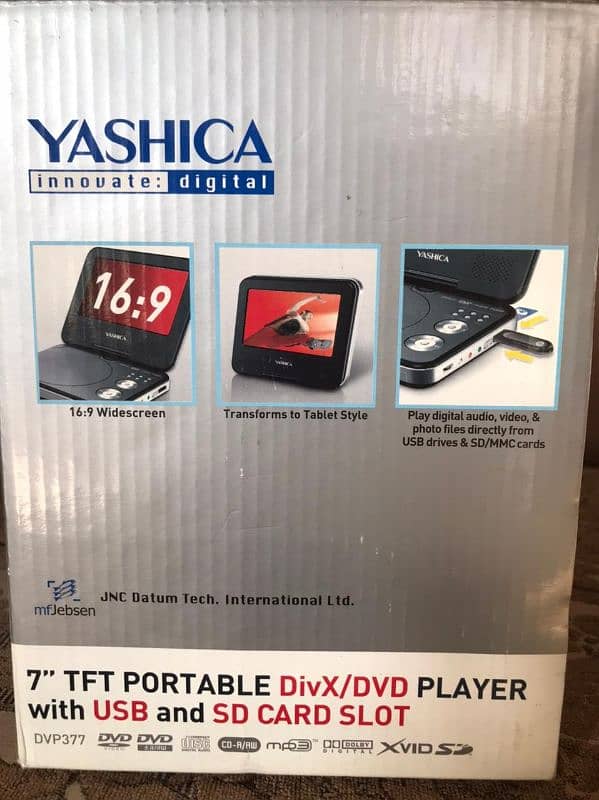 yashica portable DVD and USB 13