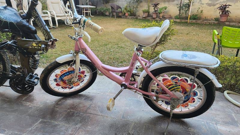 16 Size Barbie Frozen Pink Imported Cycle 5