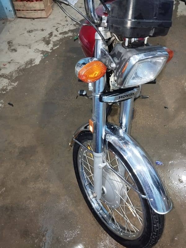 Honda CG125 silver addition 6