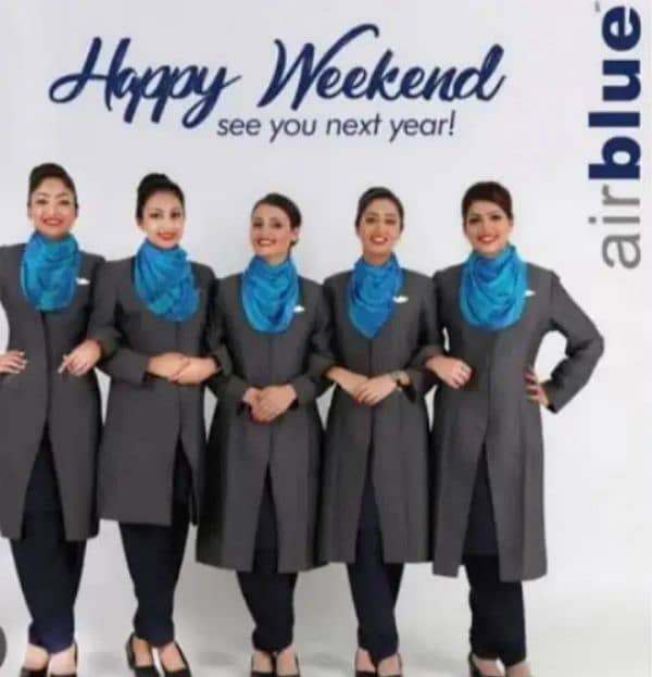 Need Staff for Air Blue Flight attendants 3