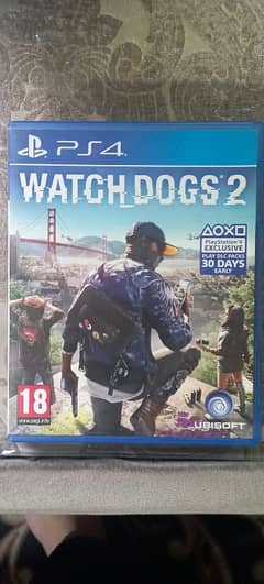 Watch dogs 2 for PS4, EXCHANGE POSSIBLE