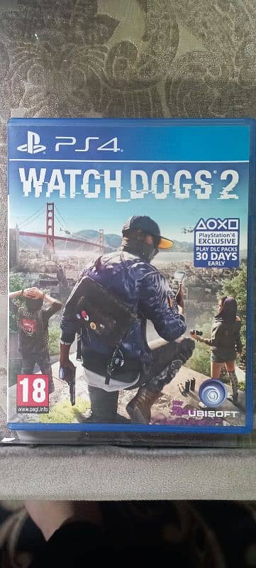 Watch dogs 2 for PS4, EXCHANGE POSSIBLE 0