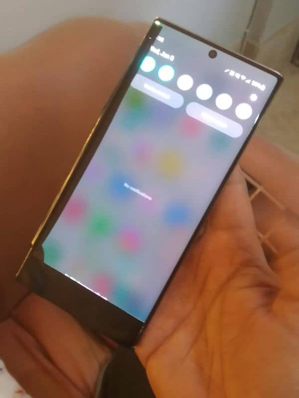 samsung note 10plus 12/256 non pta line n spot . . no crack no shade 8