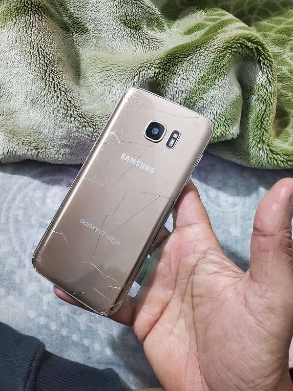 Samsung s7 edge pta official ha single sim ha pora touch ok ha 4