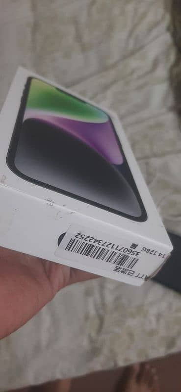 Iphone 14brandnew just Box Open 128gb Jv 5