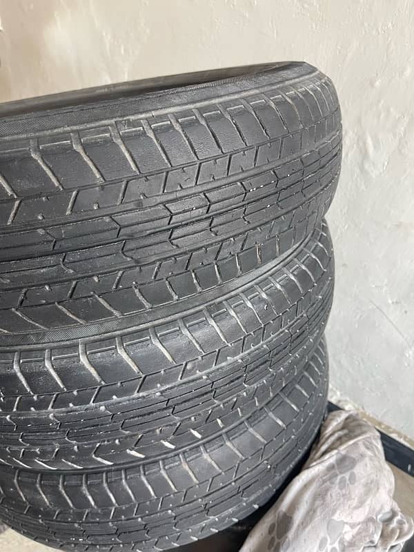 Used Yokohama 155-55-R14 Genuine Japanese 0