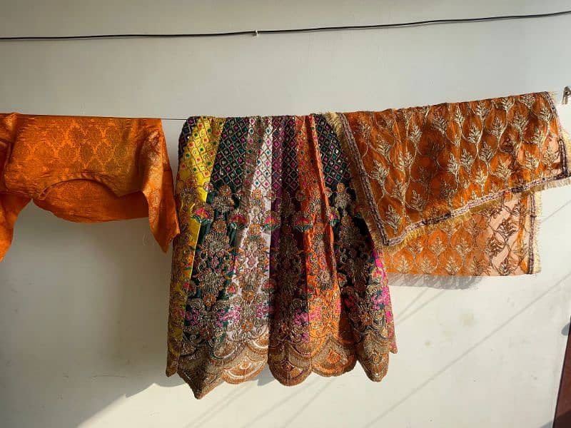 Mehndi lehanga with 2 shirts 0