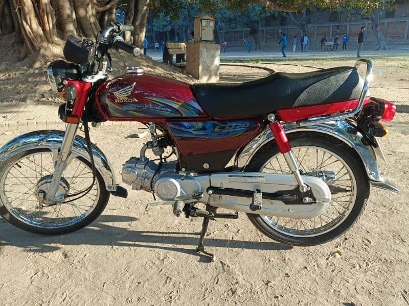 Brand New Condition Honda CD 70 – Immaculate Condition for Sale! 1